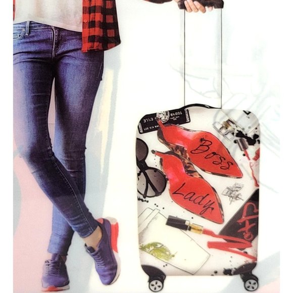 Empire Art Direct Polyester Spandex Material Luggage Cover- Boss Lady 29 x 32 in - Picture 2 of 3